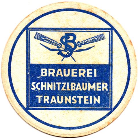 traunstein ts-by schnitzl rund 1a (215-2 ähren mit sb-blau) 